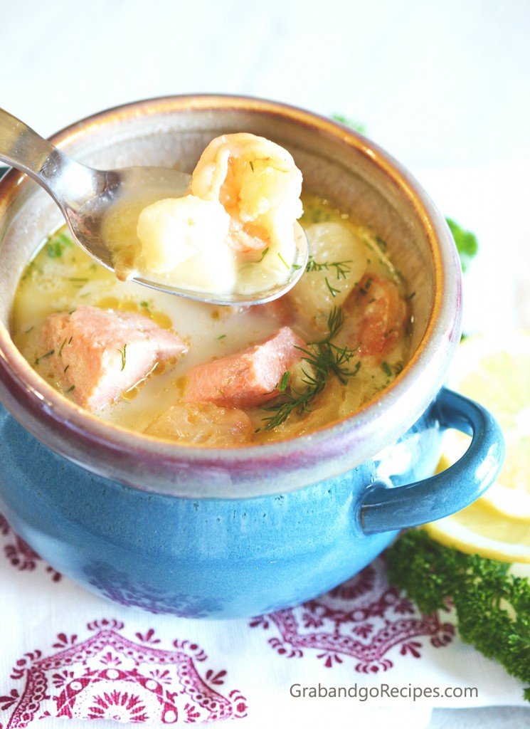 creamy fish soup 2