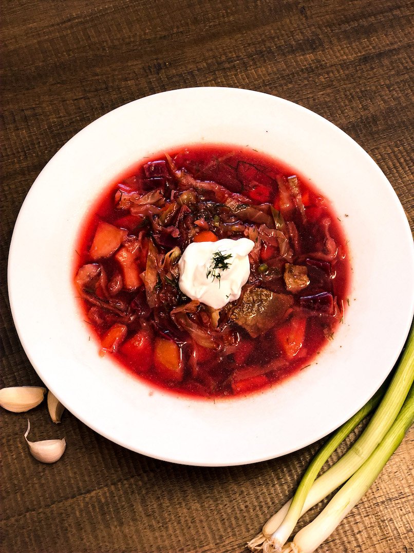 Borsch (Borscht) – Classical Russian Beet Soup- Борщ – Grabandgorecipes